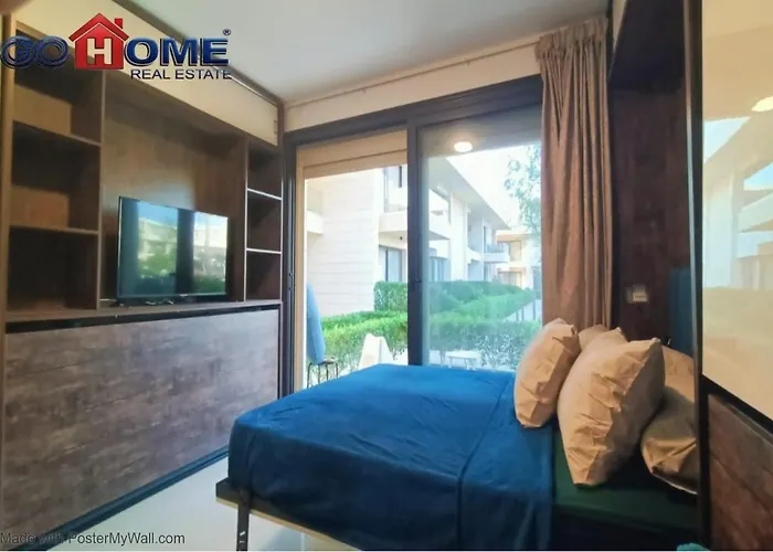 Cozy 1br G Cribs B19-g7 El-gouna Shared Heatd Pool Apartment